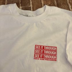 画像1: SEE IT THROUGH - Now Is The Time Tシャツ (白) [Tシャツ]