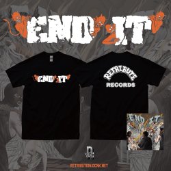 画像1: [先行予約商品] END IT - Wrong Side Of Heaven + Devils Tシャツコンボ (黒) [CD+Tシャツ / Tシャツ]