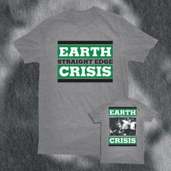 画像1: [数個限定! 先行予約商品] EARTH CRISIS - Chain Tシャツ (グレー) [Tシャツ]