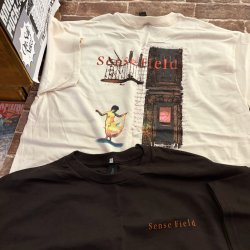 画像1: SENSE FIELD - Builtding Tシャツ (茶 / ナチュラル)  [Tシャツ]