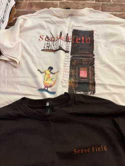 画像2: SENSE FIELD - Builtding Tシャツ (茶 / ナチュラル)  [Tシャツ]