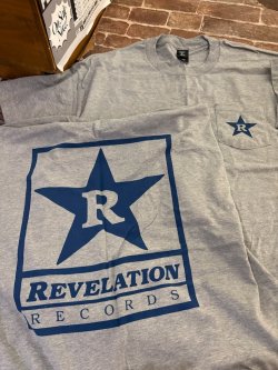画像2: REVELATION RECORDS - Ltd. Logo Pocket Tシャツ(Light Steel/Deep Forest) [Tシャツ]