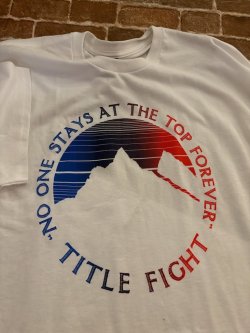 画像2: TITLE FIGHT - Montain Gradient Tシャツ (白) [Tシャツ]