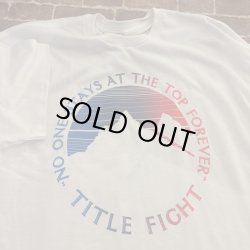 画像1: TITLE FIGHT - Montain Gradient Tシャツ (白) [Tシャツ]