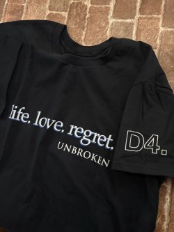 画像3: UNBROKEN - Japan Tour life. love. regret Ltd. Tシャツ (黒) [Tシャツ]