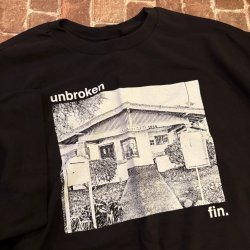 画像1: UNBROKEN - Fin. Tシャツ (黒) [Tシャツ]