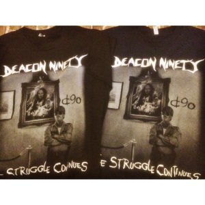 画像2: DEACON - Suicidal Tシャツ [黒L / 紺L-XL]