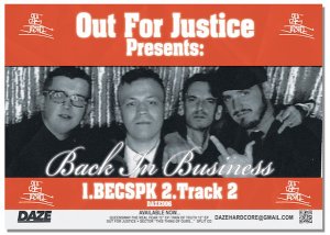 画像2: OUT FOR JUSTICE - Back in Biz Flexi [EP]