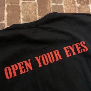 画像2: [XLサイズのみ] WARZONE - Open Your Eyes Tシャツ (黒) [Tシャツ]