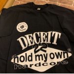 画像: HOLD MY OWN - S/T + Deceit Tシャツ [Tシャツ]