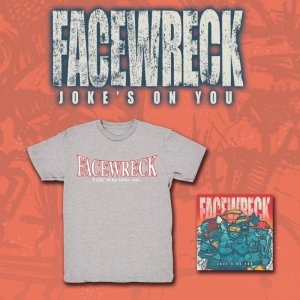 画像2: FACEWRECK - Joke's On You + PAHC Tシャツ(グレー) [CD+Tシャツ / Tシャツ]