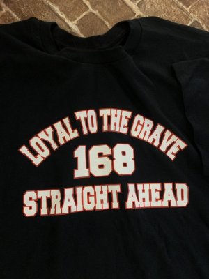 画像2: LOYAL TO THE GRAVE - Straight Ahead Tシャツ (黒) [Tシャツ]