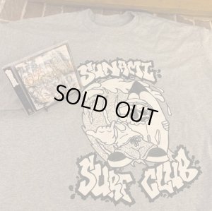 画像1: SUNAMI - 凄波 L.P. + Surf Club Tシャツ(グレー) [CD+Tシャツ / Tシャツ]