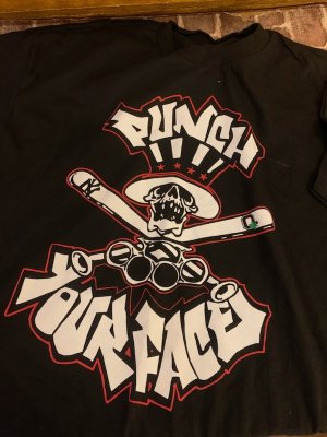 画像2: PUNCHYOURFACE - Cross bat Tシャツ [Tシャツ]