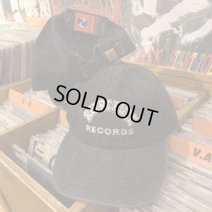 画像1: RETRIBUTE RECORDS - Logo Denim CAP (黒) [キャップ]