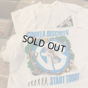 画像1: [Lサイズのみ] GORILLA BISCUITS - Jungle Tシャツ (白) [Tシャツ]