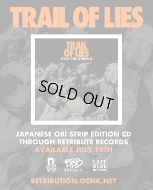 画像2: TRAIL OF LIES - Only The Strong (Color Vinyl) [LP]