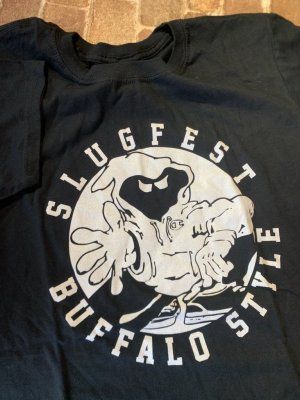 画像2: [Mサイズラス1] SLUGFEST - Buffalo Style Tシャツ (黒) [Tシャツ]