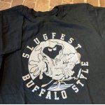 画像: [Mサイズラス1] SLUGFEST - Buffalo Style Tシャツ (黒) [Tシャツ]