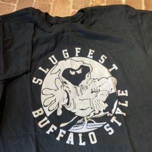 画像1: [Mサイズラス1] SLUGFEST - Buffalo Style Tシャツ (黒) [Tシャツ]