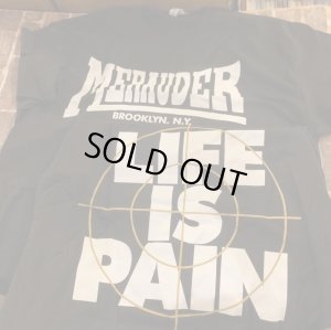 画像1: [Lサイズラス1] MERAUDER - Life Is Pain Demo Tシャツ [Tシャツ]