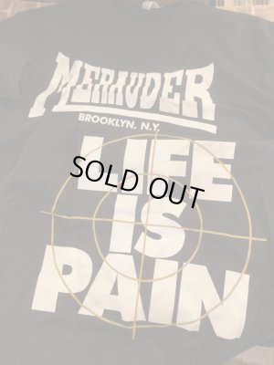 画像2: [Lサイズラス1] MERAUDER - Life Is Pain Demo Tシャツ [Tシャツ]