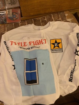 画像2: [XLサイズラス1] TITLE FIGHT - REV x TF Spring Songs ロングスリーブ (白) [長袖Tシャツ]