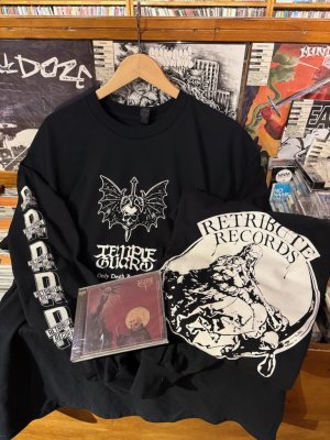 画像2: TEMPLE GUARD - Morbid Sacrament + Only Death Remains Long sleeve Tシャツ(エンジ/黒) [CD+長袖Tシャツ / 長袖Tシャツ]