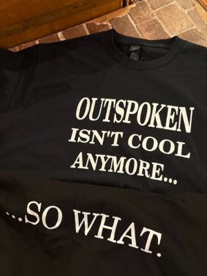 画像2: OUTSPOKEN - Isn't Cool Anymore Tシャツ (黒) [Tシャツ]