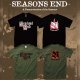 画像: [先行予約商品] SEASONS END - Logo Tシャツ (黒/オリーブ) [Tシャツ / Tシャツ+CD]