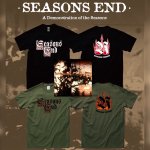 画像: [先行予約商品] SEASONS END - Logo Tシャツ + A Demonstration of the Seasons Combo(黒/オリーブ) [Tシャツ / Tシャツ+CD]