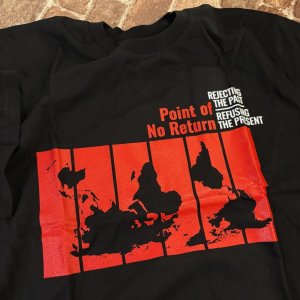 画像1: POINT OF NO RETURN - World Tシャツ [Tシャツ+ステッカー2枚]