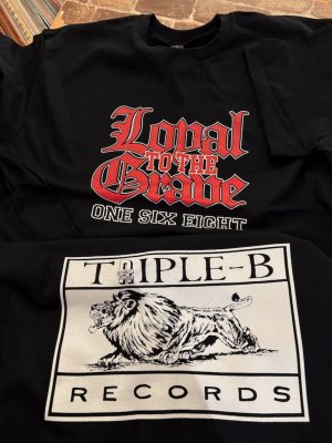 画像2: LOYAL TO THE GRAVE - One Sic Eight Tシャツ (黒) [Tシャツ]