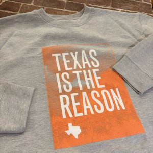 画像1: TEXAS IS THE REASON - Logo Crew Sweat (紺) [トレーナー]