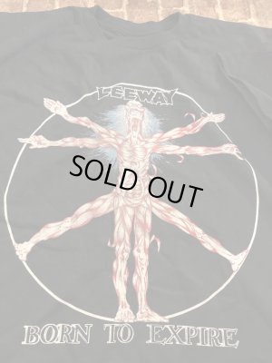 画像2: LEEWAY - Born To Expire Tシャツ(黒) [Tシャツ]