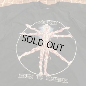 画像1: LEEWAY - Born To Expire Tシャツ(黒) [Tシャツ]