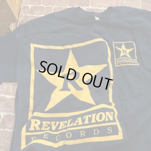 画像1: [XLサイズラス1] REVELATION RECORDS - Logo Tシャツ(紺) [Tシャツ]