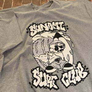 画像1: SUNAMI - Surf Club Tシャツ (グレー) [Tシャツ / CD+Tシャツ]