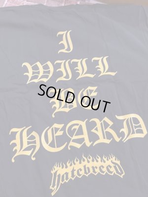 画像2: HATEBREED - I Will Be Heard (黒) Tシャツ [Tシャツ]