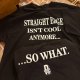 画像: RETRIBUTE RECORDS - Straight Edge is... Tシャツ (黒) [Tシャツ]