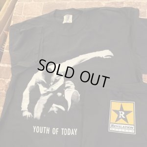 画像1: YOUTH OF TODAY - Ltd. EP Cover Tシャツ (黒) [Tシャツ]
